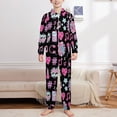 thumbnail image 2 of Like Nastya Pajamas One Piece Hooded Union Suit Onesie PJs Sleepwear, 2 of 8