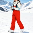 thumbnail image 6 of Kids Snowpants Bib Ski Overalls, Unisex Waterproof Windproof Insulated Snow Pants with Adjustable Straps for Boys Girls Winter Snowboarding, 6 of 9