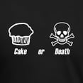 thumbnail image 3 of CafePress - Cake Or Death Mens Tri Blend T Shirt - Mens Tri-blend T-Shirt, 3 of 4