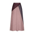 thumbnail image 5 of HomeGardon Maxi Skirts for Women Long Skirts Summer Women's Printed Elastic Waistband Pleated Pocket Skirt with Mid Calf Skirt,S-XXXXXL, 5 of 5