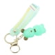 thumbnail image 2 of Cute Bear Keychain Backpack Bag Pendant Car Keyring for Handbag Decoration Kids Birthday Gift Green, 2 of 4