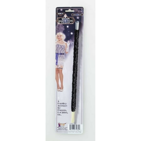 Deluxe Black Sequin Cigarette Holder Halloween Costume Accessory