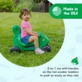 thumbnail image 3 of CarePlay 2-in-1 Squirrel Push & Ride On Toy, Indoor & Outdoor Use, 50 lb Capacity, Green, 3 of 8