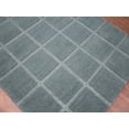 thumbnail image 2 of Carved Geometric Blue Hand-Woven Accent Rug 2'x3', 2 of 5