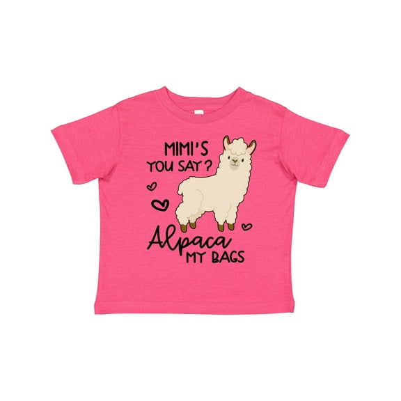 Inktastic Mimi's You Say Alpaca My Bags Boys or Girls Toddler T-Shirt