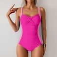 thumbnail image 2 of Bathing Suits for Women One Piece Swimsuit Women Tummy Control Women's Swimsuit Bathing Suit Swim Suits Front Swimwear, 2 of 5