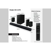 SAMSUNG B-Series 4.1.CH Soundbar & Rear Speakers with Subwoofer, Bluetooth, HW-C47M/ZA 2023