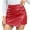 Red, variant on Pleated Skirt for Women Leather for Women Skirt Woman Dressy Casual High Waisted Bodycon Pencil Mini Shorts Ruched Wrap Skorts Skirts Maxi Skirt Set Black L