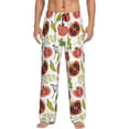 thumbnail image 2 of Goofa Tomatoes Printed Soft Pajama Pants for Men, Wide Leg Comfy Casual Lounge Yoga Pants-Small, 2 of 9