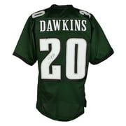 Brian Dawkins Signed Custom Green Pro Style Football Jersey BAS ITP