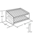 thumbnail image 3 of Two-Tier 24 Compartment Display, 12-Comp per Tier. Dimensions: 12"W x 8.5"D x 6.5"H, 3 of 5