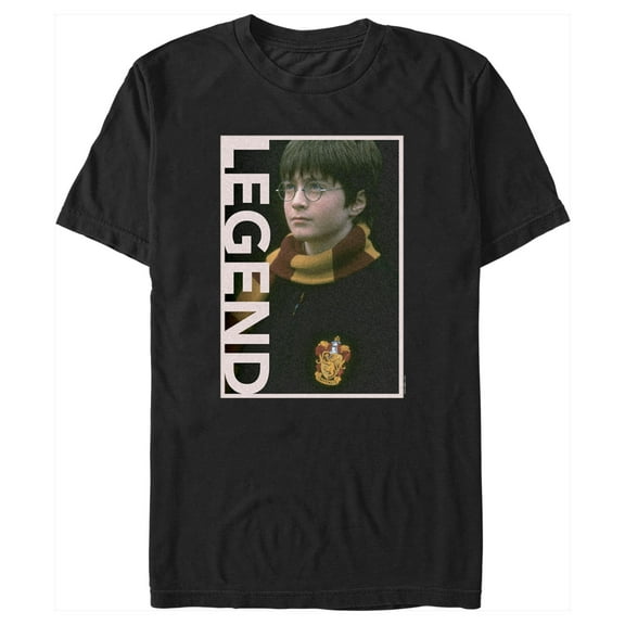 Men's Harry Potter Gryffindor Legend Portrait  Graphic Tee Black Large