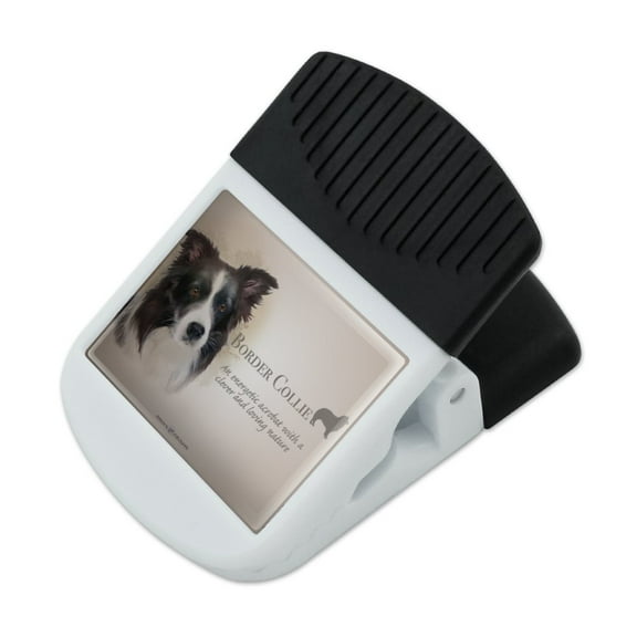 Border Collie Dog Breed Refrigerator Fridge Magnet Magnetic Hanging Hook Note Snack Clip