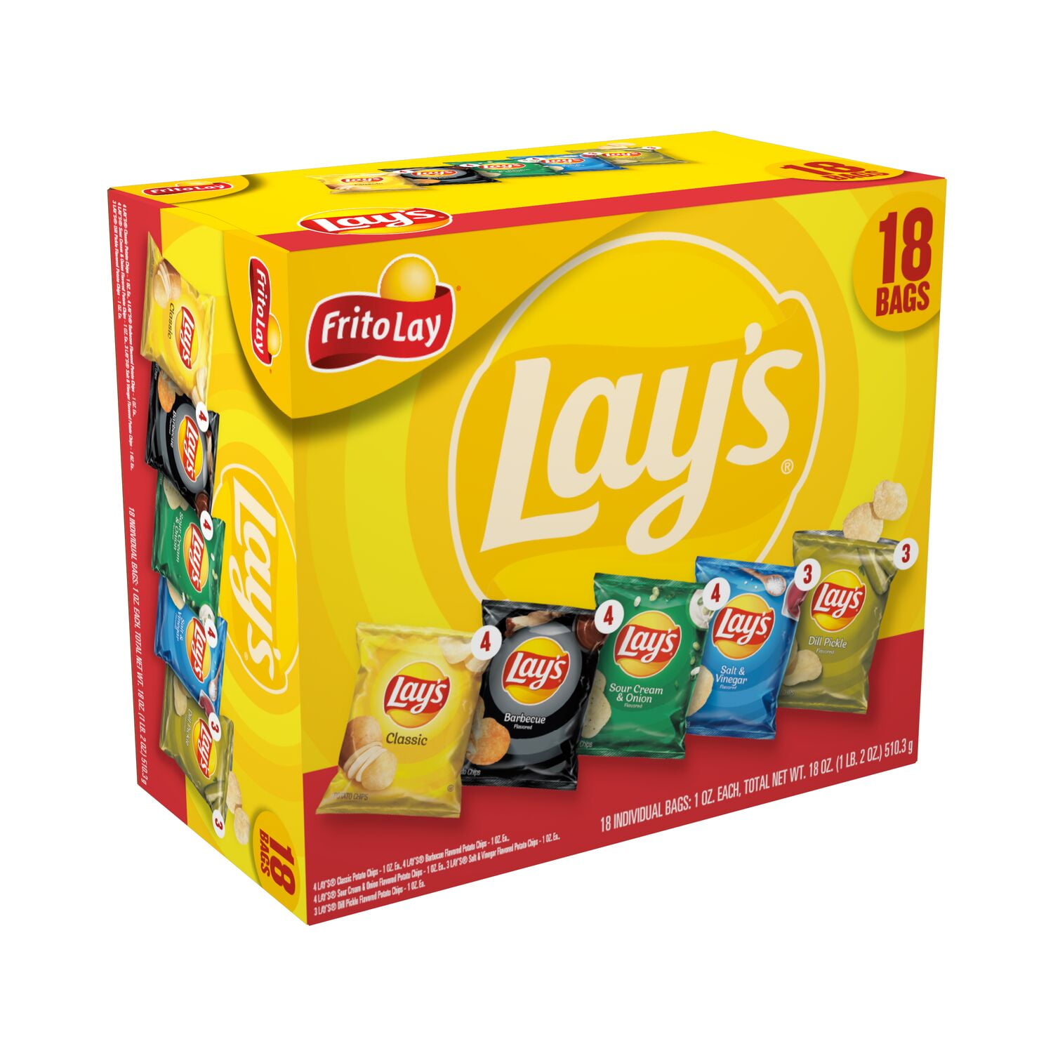 Lay s Snacks Mix Variety Pack 1 oz 18 Count