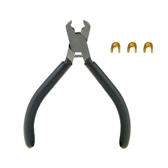 Bow St Nocking Points Iron Plier Grip Handle Set Brass