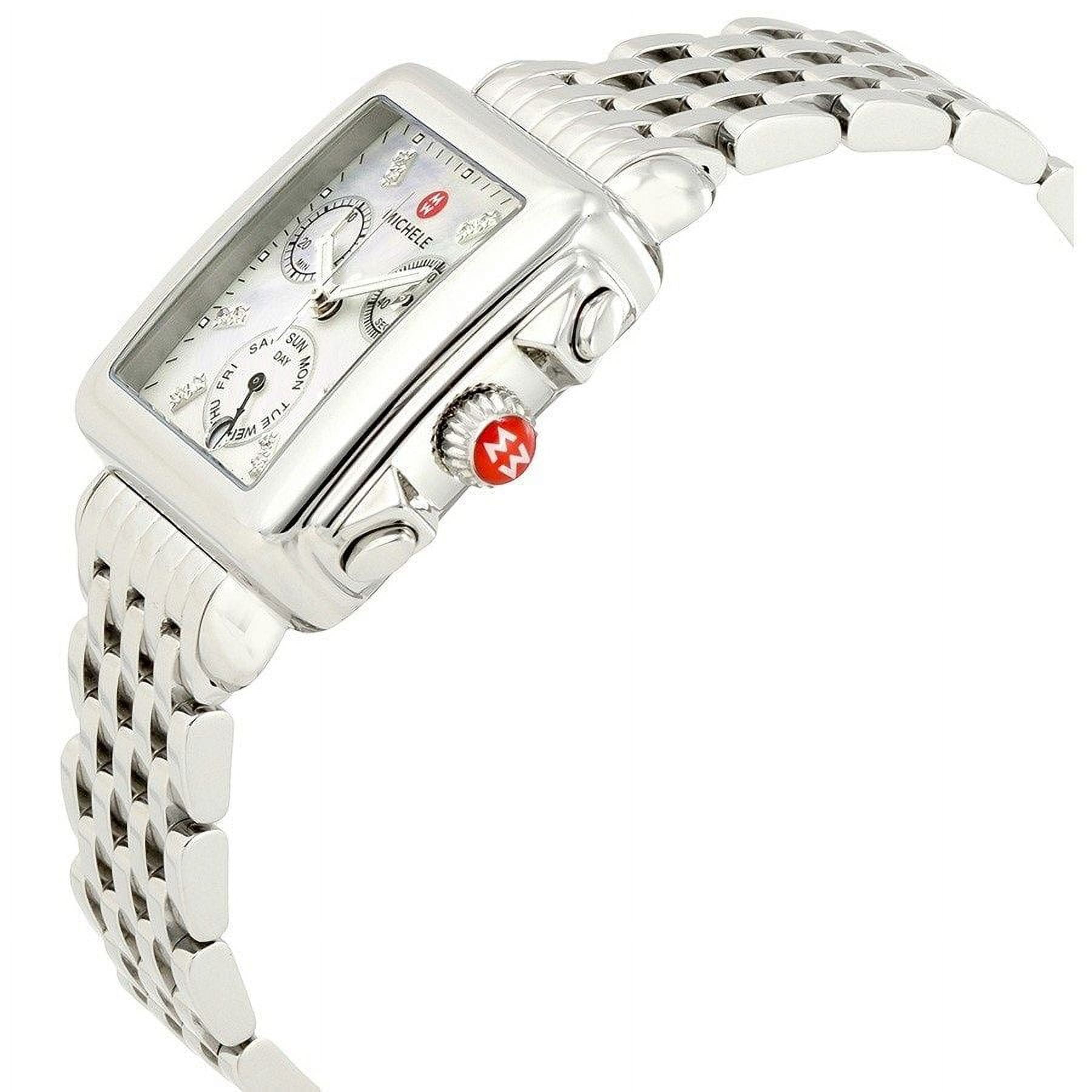 Michele Deco Day Diamond Ladies 33mm Watch MWW06P000014