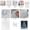 thumbnail image 3 of Paint By Numbers Kit for Adults Beginner - DIY Snowy Christmas Tree Night Scene Canvas Painting Kits for Adults, Frameless Paint By Number for Adults for Home Wall Decor 16x20 Inch, 3 of 7