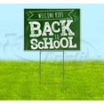 thumbnail image 1 of Back To School (18" x 24") Yard Sign, Includes Metal Step Stake, 1 of 6