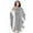 Light Gray, variant on Hooded Cloak for Women Sherpa Fleece Blanket Poncho for Adults Ultra Soft Plush Wearable Blanket with Large Pockets and Button Closure for Cozy Comfort at Home Christmas Valentine's Day