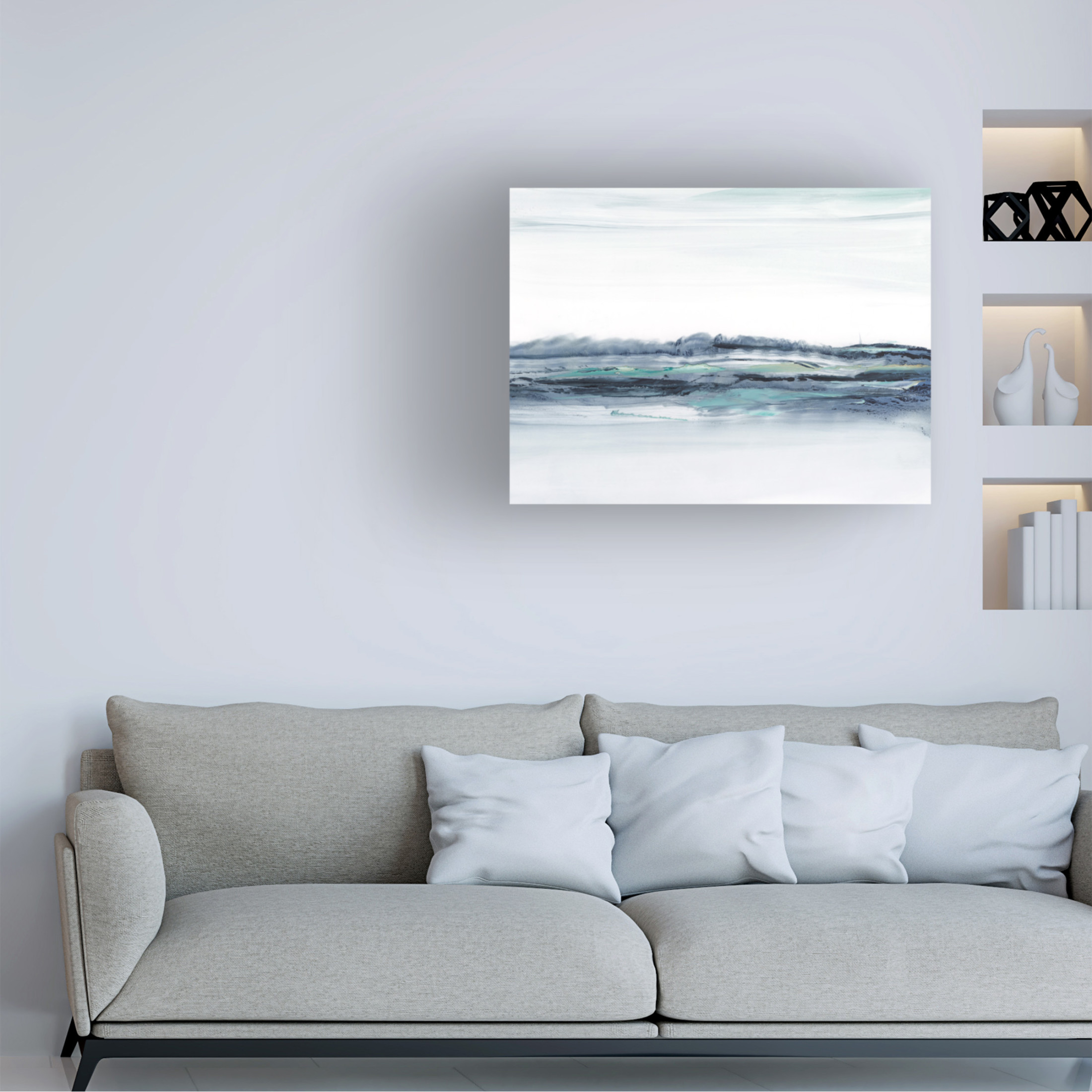 Trademark Fine Art Ethan Harper  Electric Tides II Canvas Wall Art
