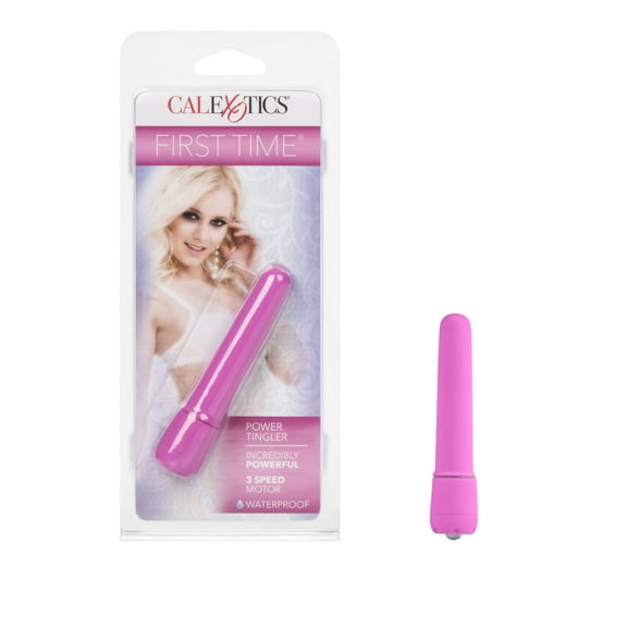 CalExotics First Time 3 Speed Power Tingler Vibrator - Pink