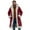 Red, variant on zfhfof Men Winter Coats with Hood Thicken Sherpa Fleece Lined Jackets Open Front Cardigan Warm Winter Long Trench Coat with Pockets