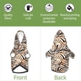 thumbnail image 6 of KLL Watercolor Zebra for Basic Dog Hoodie - Pet Hoodie Sweater with Leash Hole - Cute Dog Sweatshirt - Pet Clothes Hooded Sweatshirt for Dog & Cat -XX-Large, 6 of 8