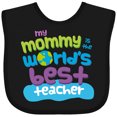 thumbnail image 3 of Inktastic Teacher Mommy for Son Boys or Girls Baby Bib, 3 of 4