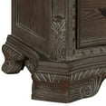 thumbnail image 2 of Benjara BM215149 9 Drawers Wooden Dresser with Engraved Details & Bracket Feet, Brown, 2 of 3