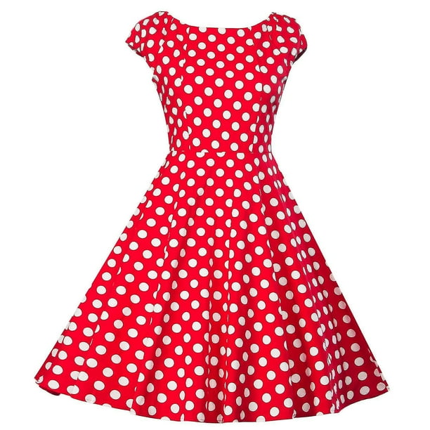 Vestido sin mangas de vestidos vintage de los anos 50 para mujer Walmart en linea
