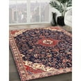 thumbnail image 2 of Ahgly Company Indoor Rectangle Traditional Light Copper Gold Medallion Area Rugs, 5' x 7', 2 of 6