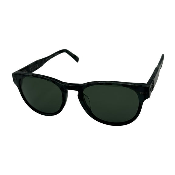 John Varvatos Mens Round Plastic Smoke Tortoise Polarized Sunglass V532