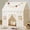 White, variant on Tiny Land Play Tent with Padded Mat & LED Lights, Kids Tent, Playhouse for Kids, Indoor Bed Tent for Toddler, Toys for 3,4,5,6 Year Old Girls