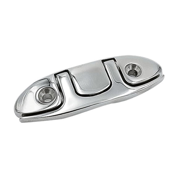 Folding Cleat Mount Mooring Deck Cleat Dock Anchor Clamp Polished 316 Marine Stainless Steel Boat Hardware ,Convenient to Use