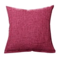 thumbnail image 2 of Throw Pillow Covers 22x22 Inch, Rustic Linen Red Decorative Square Pillowcases, Farmhouse Holiday Cushion Covers for Couch Sofa Living Room Bedroom Outdoor Home Decor, 2 of 6