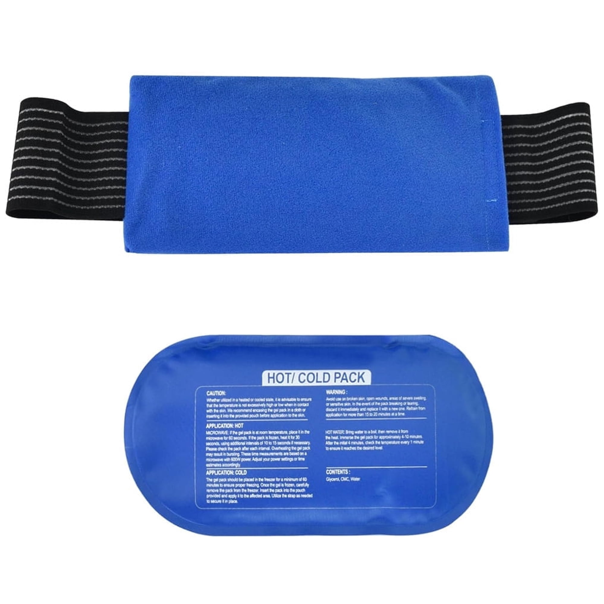 NOGIS Hot & Cold Gel Ice Pack for Pain Relief, Flexible Therapy Pad for Sports Injuries, Swelling & Muscle Recovery, Durable, Leak-Proof for All Body Parts,Safe & Eco-Friendly