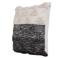 thumbnail image 5 of Laddha Home Designs Handwoven Two Tone Geometric Cotton Throw Pillow Cover - 20" - Black and White, 5 of 8