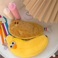 thumbnail image 5 of Creativos Novedad Cara Divertida SimulacióN Comida Fruta Pollo Pierna Personaje Ropa Rellena Suave Caja de LáPices B, 5 of 5