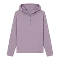 thumbnail image 6 of Women's Quarter Zip Pullover Sweatshirt, Long Sleeve V Neck Hooded Sweatshirt, Solid Color Casual Shirt, Fall Winter Loose Fit Tops for Women, Casual Long Sleeve Shirts for Women Pink L, 6 of 6