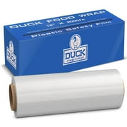 Duck Food Wrap, 12x 2000 ft. Plastic Wrap with Seal & Slide Cutter on Box - Restaurant & Commercial Grade, Excellent Quality & Heavy Duty - Great For Sealing, 1 box