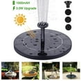 thumbnail image 1 of Solar Fountain Pump Free Standing Solar Birdbath Fountain Solar Powered Fountain Pumps Submersible Outdoor for B, 1 of 6