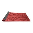 thumbnail image 2 of Ahgly Company Indoor Square Oriental Red Industrial Area Rugs, 4' Square, 2 of 4