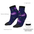 thumbnail image 6 of Rocae Eggplant for Premium Adult Socks,Comfortable, Breathable, and Durable Socks, Perfect for Everyday Wear, 6 of 7