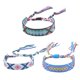 thumbnail image 1 of 3 pulseras ajustables tejidas para mujeres y niñas, 1 of 5