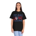 thumbnail image 4 of Peace Love Freedom America Comfort Colors Unisex Fourth of July Shirt, 4 of 7