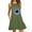 Army Green-C, variant on Summer Dresses for Women Casual Tank Dress with Pockets Sleeveless Above Knee Sun Dresses S-XXL