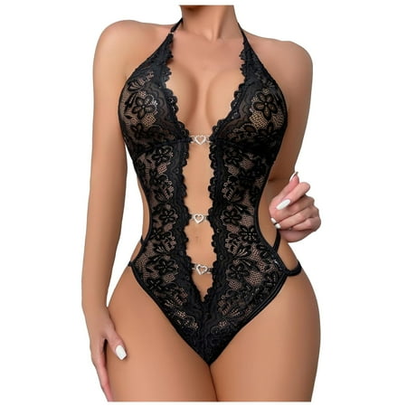 Womens Lingerie Sexy Black Sexy Lingerie for Women Floral Lace Lingerie for Women Corset Lingerie for Women