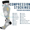 thumbnail image 4 of Coolnut 1 Pack Cute Panda Compression Socks for Women Men Knee High Stocking for Running,Athletic,Medical, 4 of 6