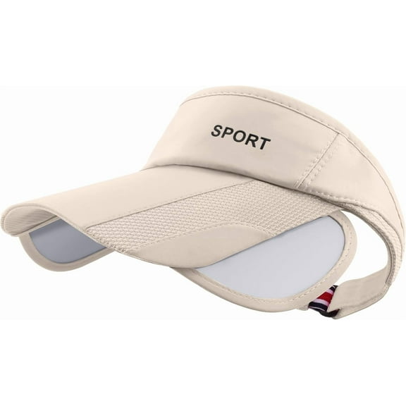 Summer Sun Visor Hats for Women Adjustable Golf Cap with Retractable Wide Brim Sun UV Protection Beach Hats for Sport Outdoor
