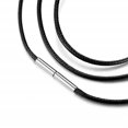 thumbnail image 4 of Collar de cuerda de cuero negro de 1,0/1,5/2,0mm, cadena de cordón con cierre de acero inoxidable para pulseras DIY, colgante, accesorios para hacer joyas, 4 of 4